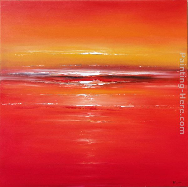 Red on the Sea 02 painting - 2011 Red on the Sea 02 art painting